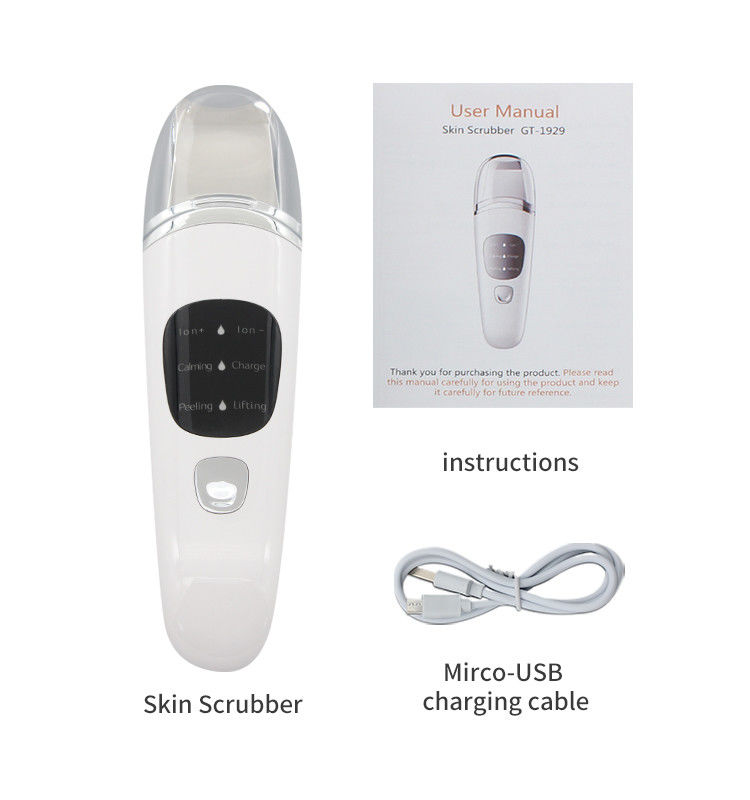 USB-Stecker Mini-Portable Ultraschall-Hautschrubber zur tiefen Reinigung und Hautverjüngung