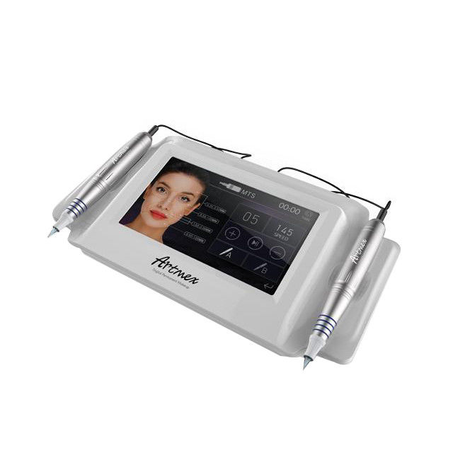 ABS Aluminium Artmex V8 Microneedling Derma Pen PMU und MTS Funktion Tätowiermaschine Kit