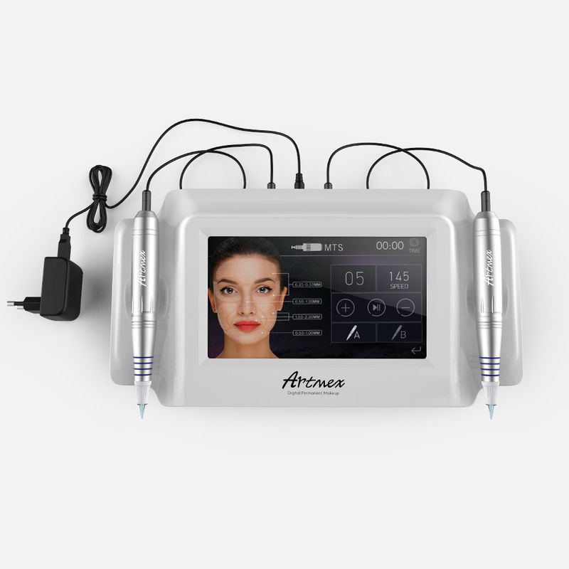 ABS Aluminium Artmex V8 Microneedling Derma Pen PMU und MTS Funktion Tätowiermaschine Kit