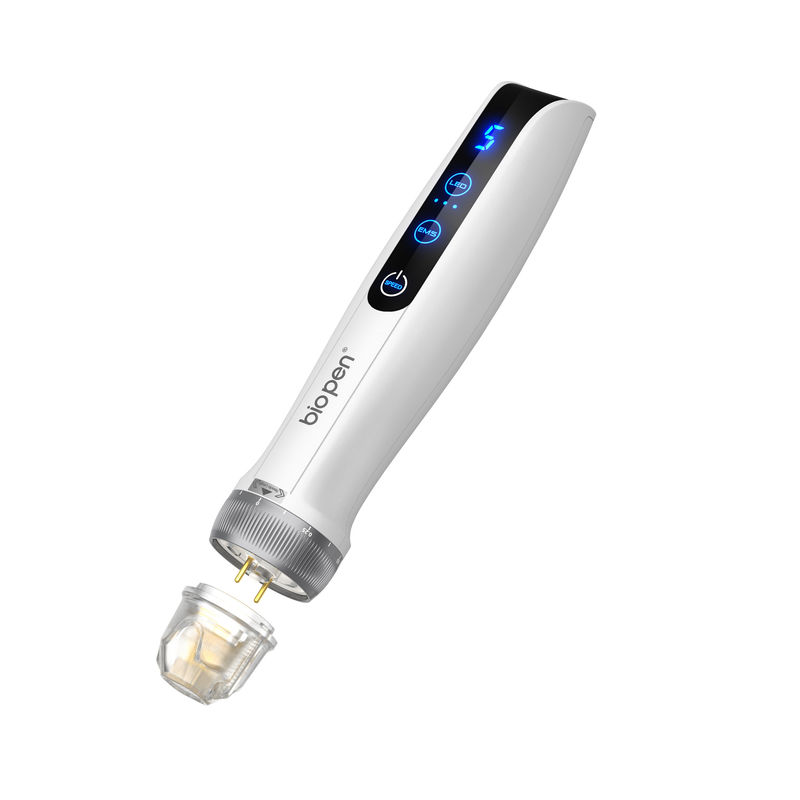 Verbessern Sie Ihre Hautpflege mit Bio Pen Q2 EMS Mikroneedling und LED-Lichttherapie
