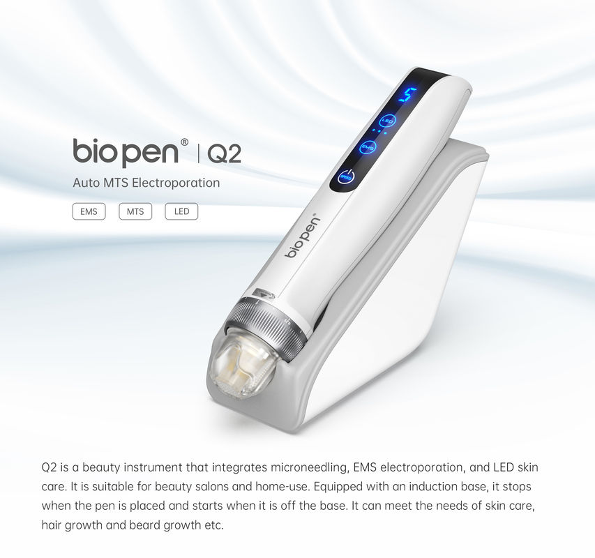 Verbessern Sie Ihre Hautpflege mit Bio Pen Q2 EMS Mikroneedling und LED-Lichttherapie