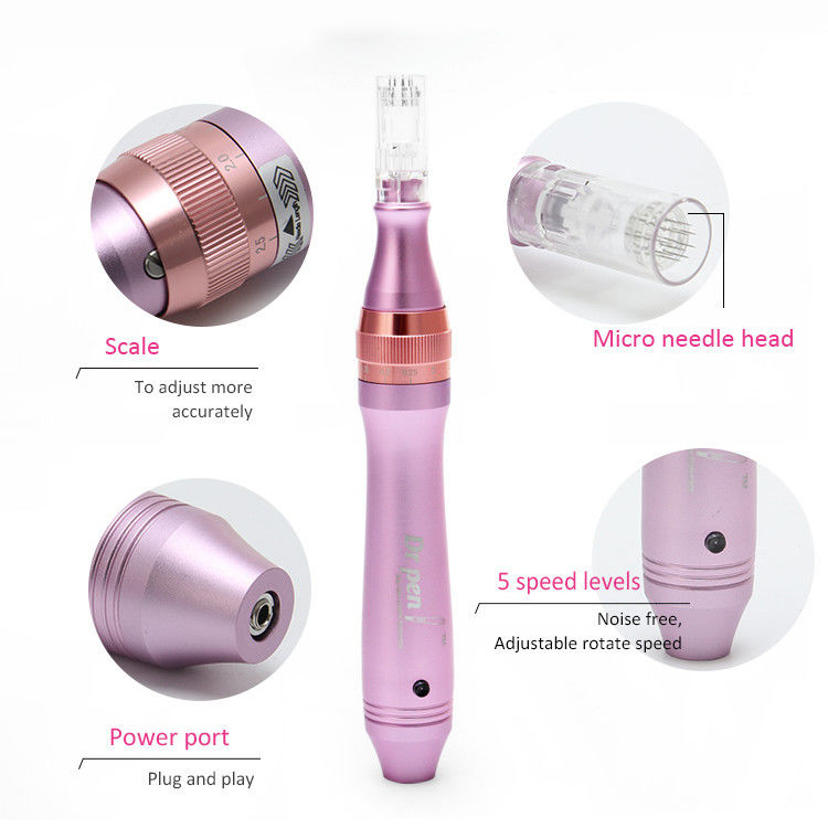 CE M7 Microneedle System Elektrischer Derma-Stift für Körper, Gesicht, Lippen und Augenverjüngung