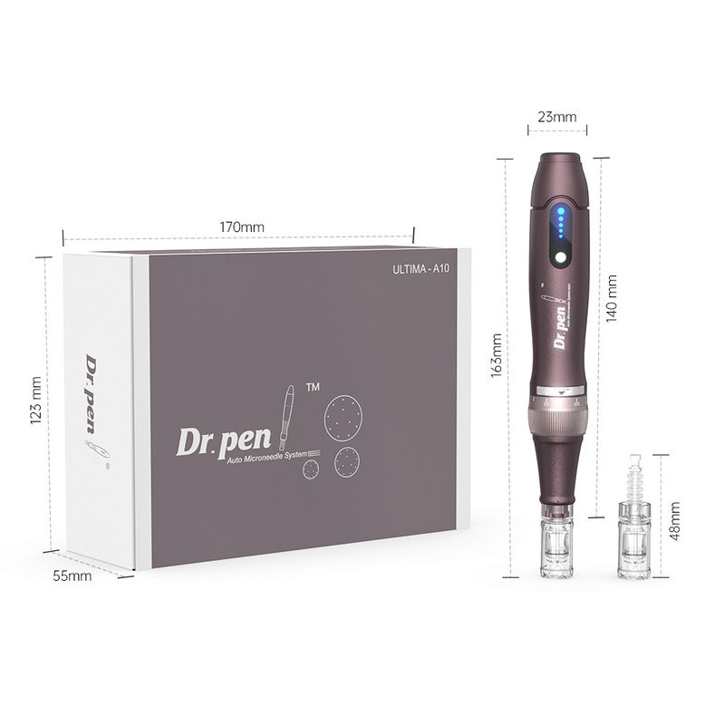 Elektrische Dermapen 2023 A10 Derma Pen Nadeln für die Hautverjüngung und 5 Geschwindigkeitsstufen