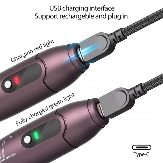Elektrische Dermapen 2023 A10 Derma Pen Nadeln für die Hautverjüngung und 5 Geschwindigkeitsstufen