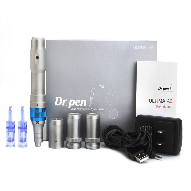 Dr Pen Ultima A6 Elektrische Mikronadel-Rolle für Lippen 1/3/7/9/12/24/36/42/Nano-Nadeln