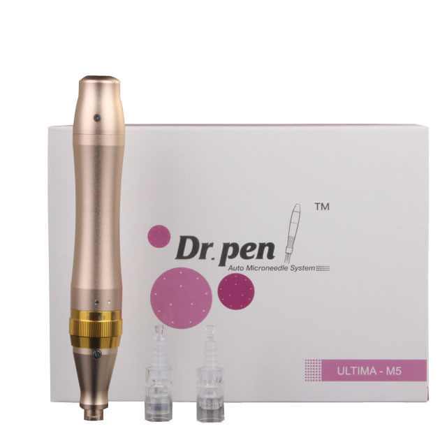Revitalieren Sie die Haut mit Dr Pen M5-W Gold Dermapen und 1/3/7/9/12/24/36/42 Nadeln