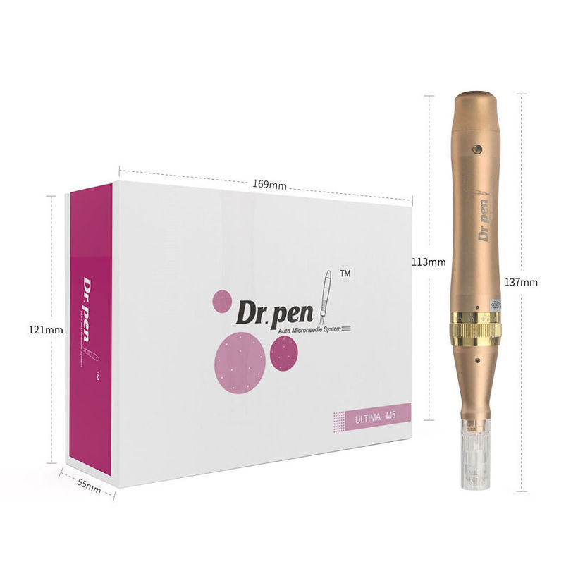 Revitalieren Sie die Haut mit Dr Pen M5-W Gold Dermapen und 1/3/7/9/12/24/36/42 Nadeln