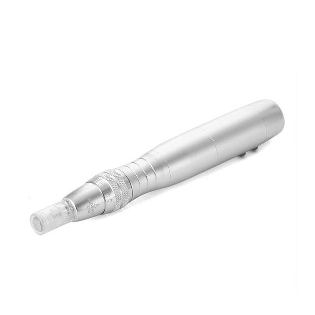 Silberne Körperfarbe 7 Farben LED Photon Electric Derma Pen für Hautverjüngungsfunktion