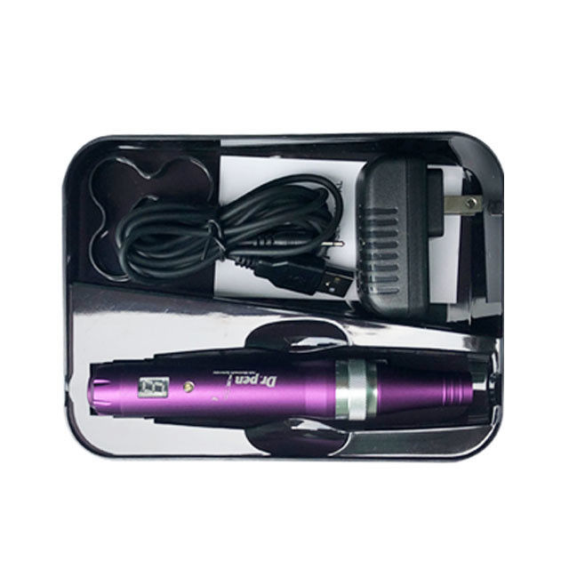 Aluminiumlegierung Körper Dr Pen X5 Derma Pen Auto Mikroneedle System Einstellbare Nadellängen für UK Stecker