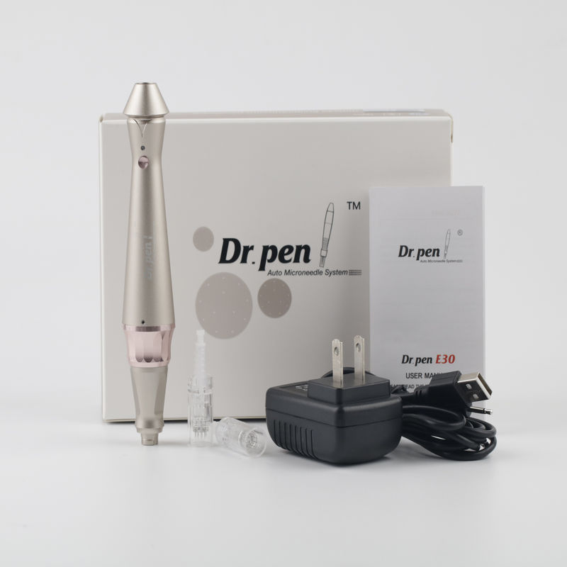 Dr Pen E30 Elektrische Derma Hautpflege Schönheitsmaschine für Anti-Aging in rosa Silber
