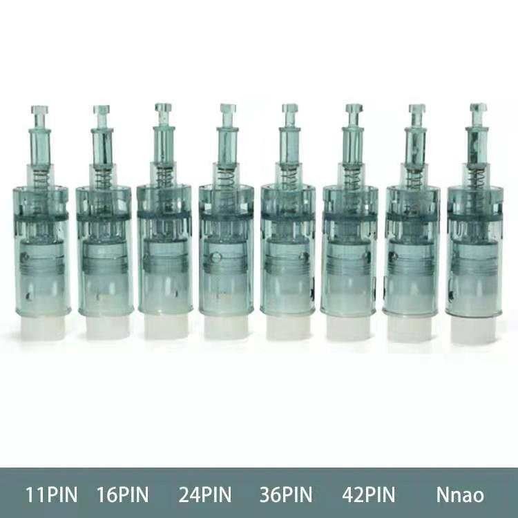 Derma Rolling System mit 1 3 5 7 9 12 24 36 42 Pins Nano Nadelkartusche Hautpflege