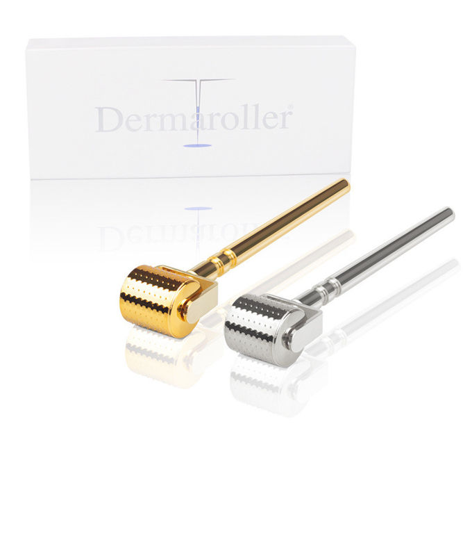 Neueste Hausmetall Gold Silber Derma Roller mit 192 Titannadel für den Bartwachstum