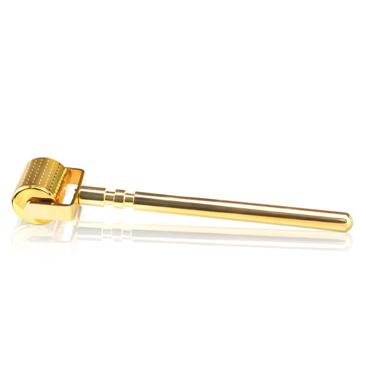 Neueste Hausmetall Gold Silber Derma Roller mit 192 Titannadel für den Bartwachstum