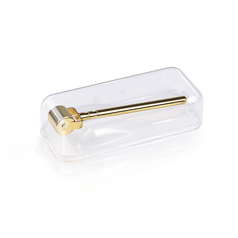 Neueste Hausmetall Gold Silber Derma Roller mit 192 Titannadel für den Bartwachstum