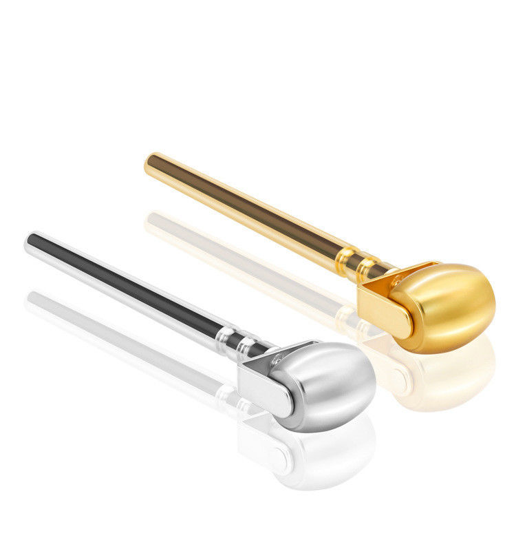 Neueste Hausmetall Gold Silber Derma Roller mit 192 Titannadel für den Bartwachstum
