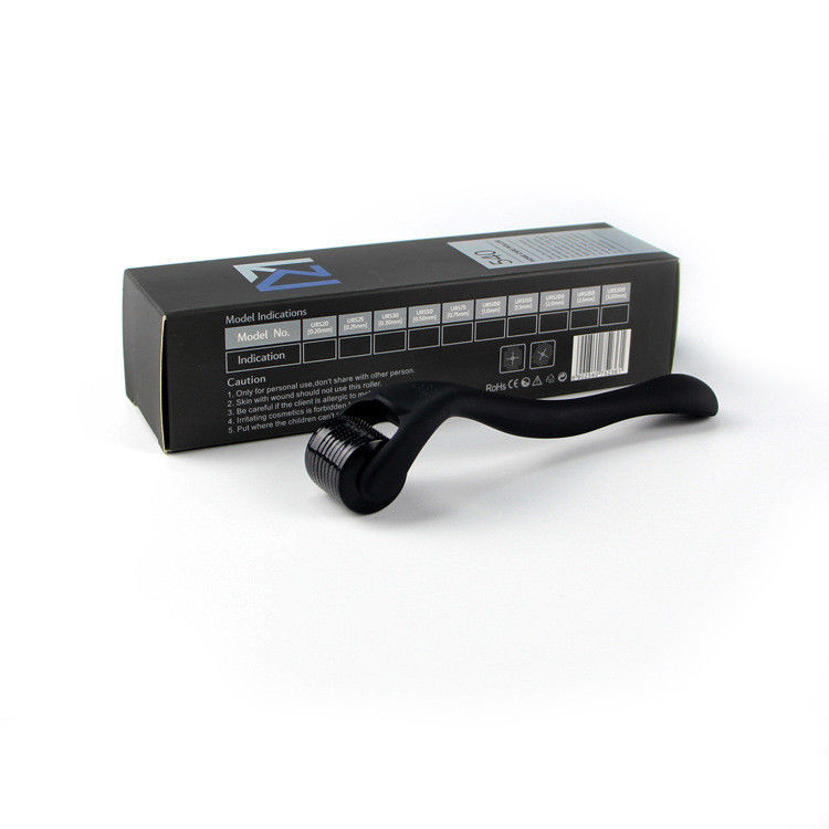 Anti-Schwellung 540 Nadel Matte Derma Roller 0,5 mm Bartwachstum Titan Bart Roller