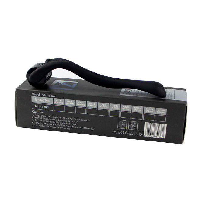 Matte Schwarz 540 Titan Nadeln 0,5 mm Haar Bart Derma Nadel Roller Dermaroller 2022