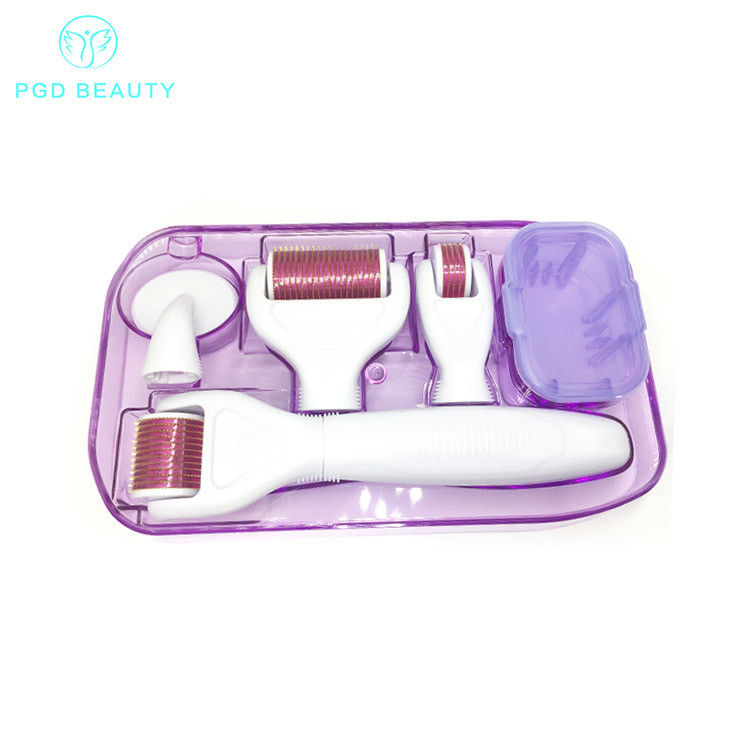 Derma-Rollsystem und Nadelmaterial Edelstahl / Titan 6 in 1 Derma-Roller