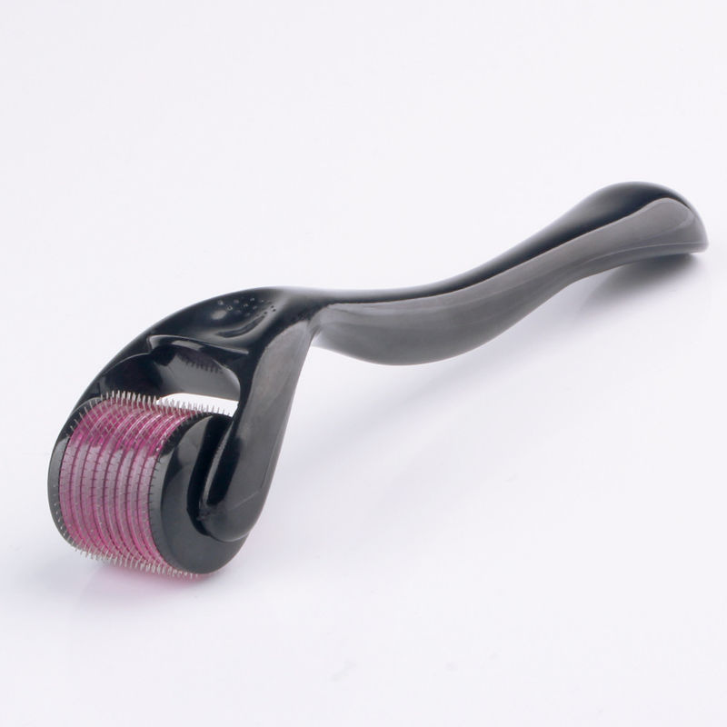 540 Pins ZGTS Mikro-Pin Derma-Roller mit Edelstahl-Rollspin im schwarzen Griff