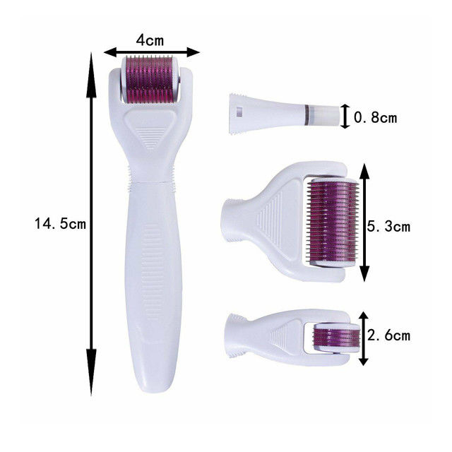 Erleben Sie die Leistung von 5 in 1 DRS Derma Roller 300/720/1200 Nadeln für eine makellose Haut