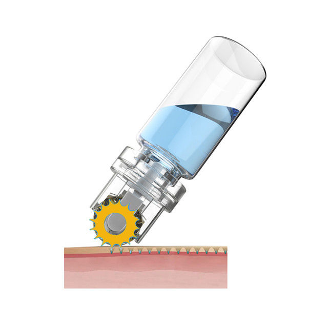 CE zugelassen 64 Gold Tipps Hydra Microneedle Titanium Derma Roller für Hyaluronsäure