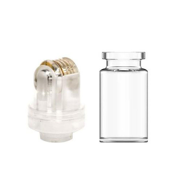 CE zugelassen 64 Gold Tipps Hydra Microneedle Titanium Derma Roller für Hyaluronsäure