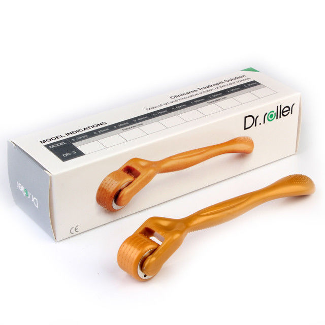 Derma-Roller für die Hautverjüngung 120 Nadeln Mikronadeltherapie Gesichtsroller