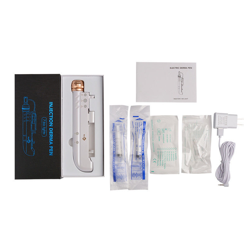 7 Lichter Nano Derma Pen 3 in 1 Mini-Wasser-Mesotherapie-Injektor für Brustvergrößer